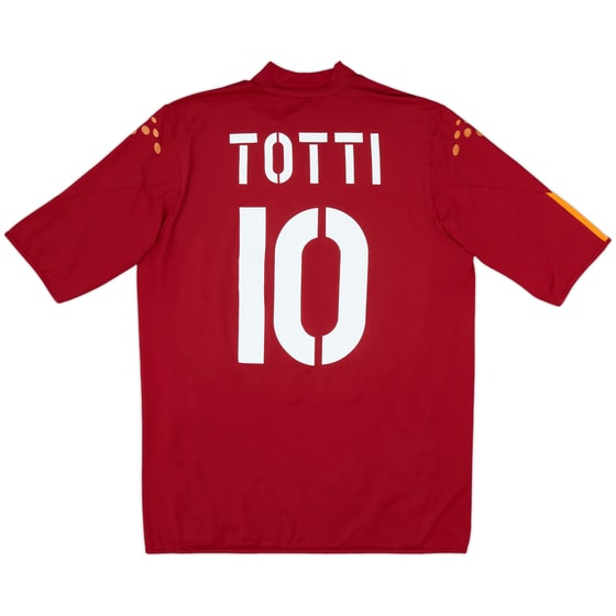 2004-05 Roma Home Shirt Totti #10 - 8/10 - (XL)