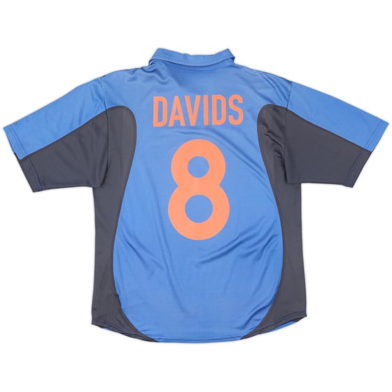 2000-02 Netherlands Away Shirt Davids #8 - 6/10 - (L)