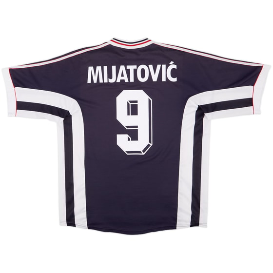 1998-99 Yugoslavia Home Shirt Mijatovic #9 - 10/10 - (L)