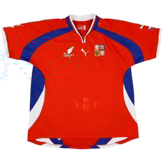 2000-02 Czech Republic Basic Home Shirt - 5/10 - (XL)