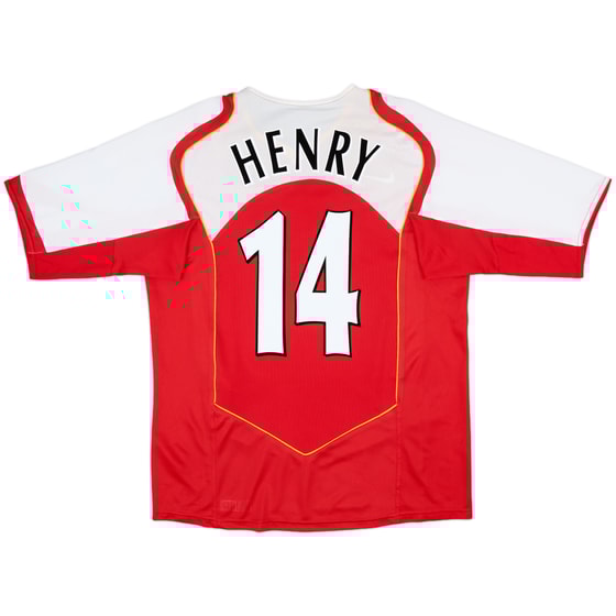 2004-05 Arsenal Home Shirt Henry #14 - 9/10 - (L)