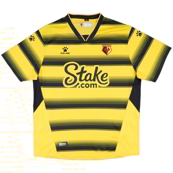 2021-22 Watford Home Shirt - 9/10 - (XL)