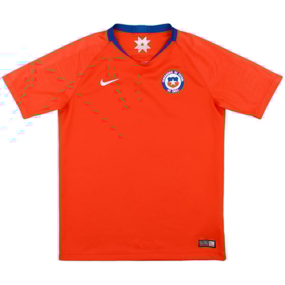 2018-19 Chile Home Shirt - 9/10 - (XL.Boys)