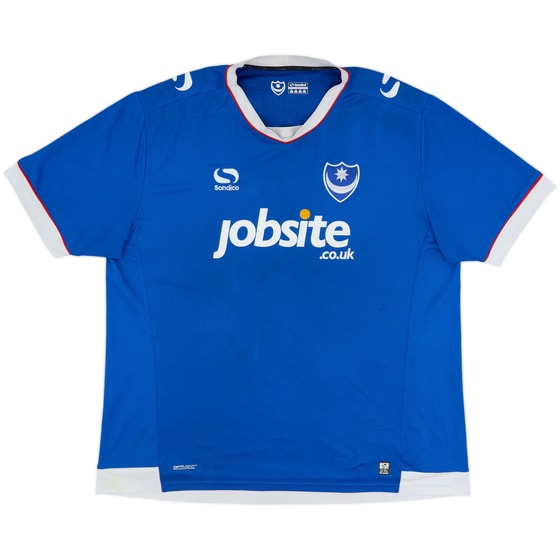 2016-17 Portsmouth Home Shirt - 5/10 - (XXL)
