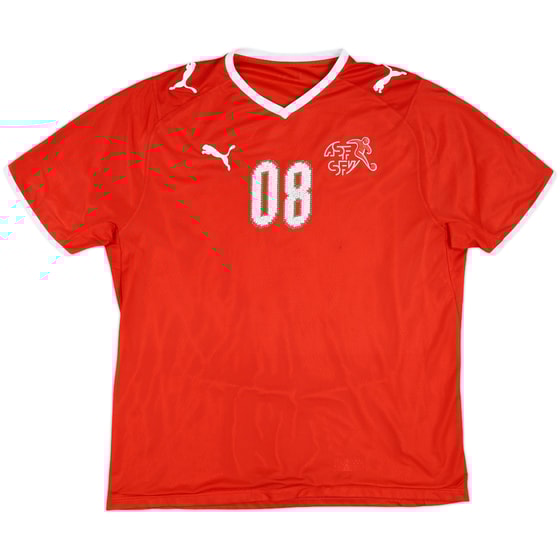 2008-10 Switzerland Home Shirt #08 - 6/10 - (XL)