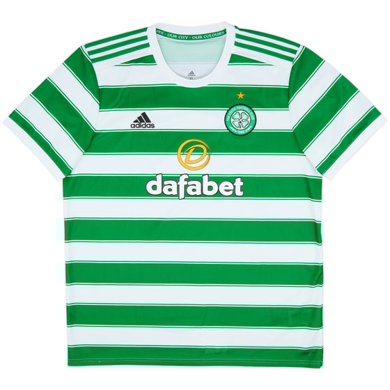 2021-22 Celtic Home Shirt - 10/10 - (XL)