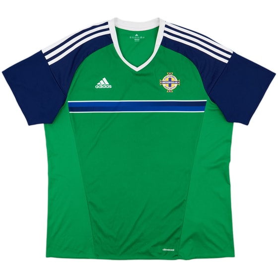 2016-17 Northern Ireland Home Shirt - 9/10 - (XXL)