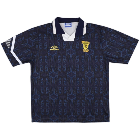 1991-94 Scotland Home Shirt - 8/10 - (L)