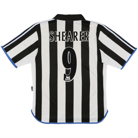 1999-00 Newcastle Home Shirt Shearer #9 - 7/10 - (L)