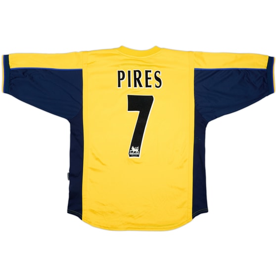 1999-01 Arsenal Away Shirt Pires #7 - 9/10 - (M)