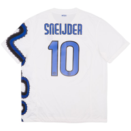 2010-11 Inter Milan Away Shirt Sneijder #10 - 9/10 - (XL)