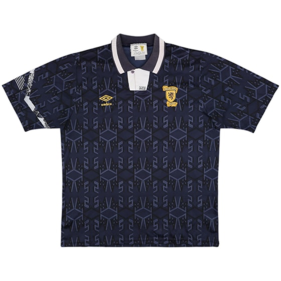 1991-94 Scotland Home Shirt - 8/10 - (L)