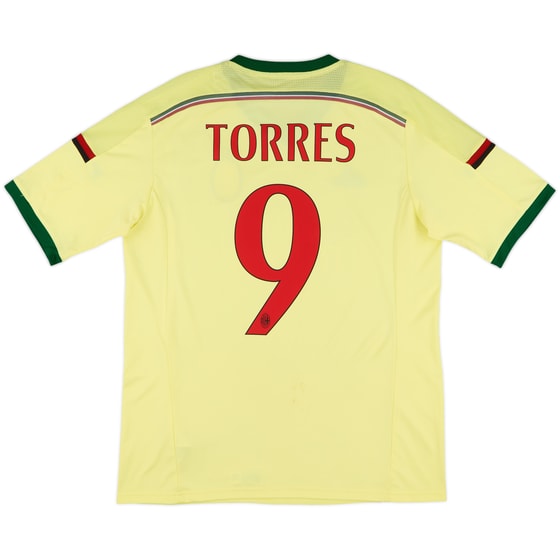 2014-15 AC Milan Third Shirt Torres #9 - 6/10 - (L)