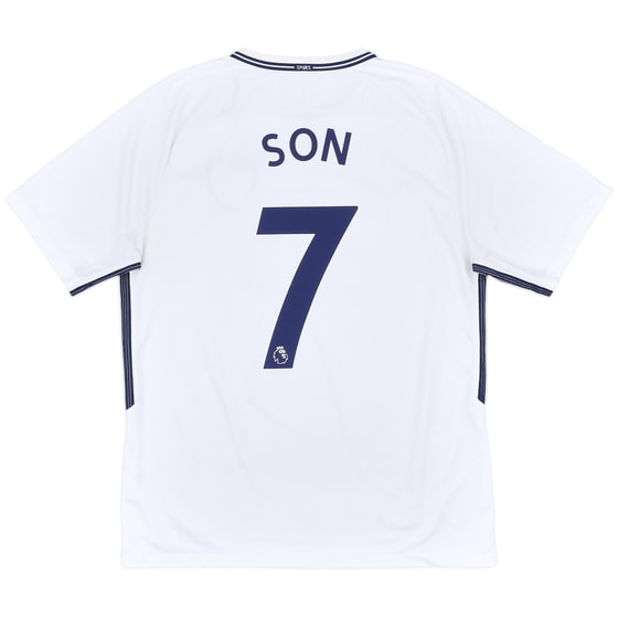 2017-18 Tottenham Home Shirt Son #7 - 9/10 - (L)