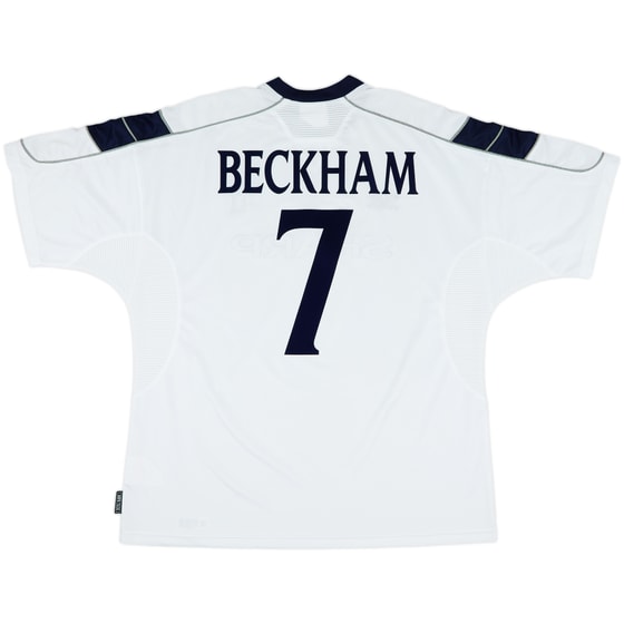 1999-00 Manchester United Third Shirt Beckham #7 - 9/10 - (XXL)