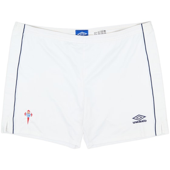 1999-01 Celta Vigo Home Shorts - 8/10 - (XXL)