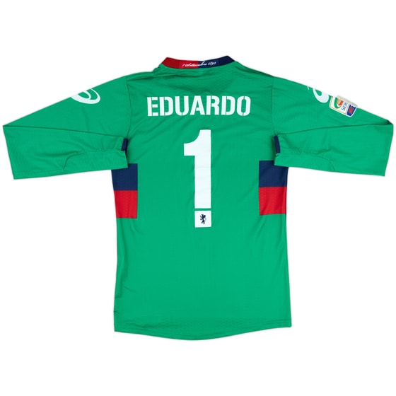 2010-11 Genoa GK Shirt Eduardo #1 - 7/10 - (M)