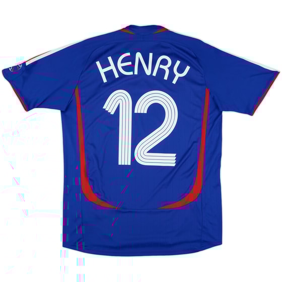 2006-07 France Home Shirt Henry #12 - 9/10 - (M)