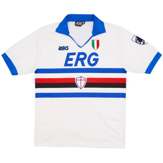 1991-92 Sampdoria Away Shirt - 8/10 - (XL)