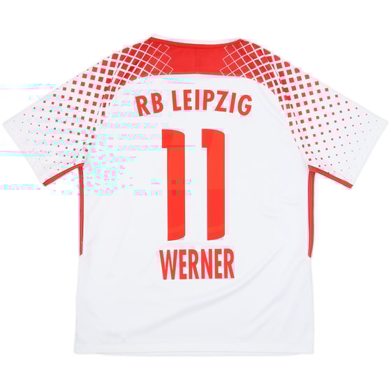 2017-18 RB Leipzig Home Shirt Werner #11 - 7/10 - (L)