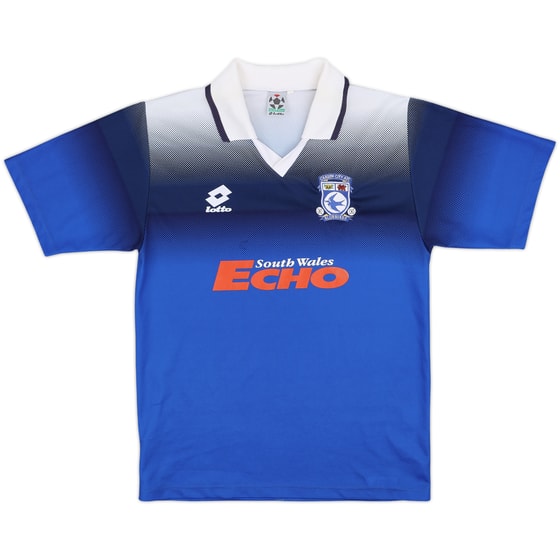 1996-97 Cardiff City Home Shirt - 8/10 - (S)