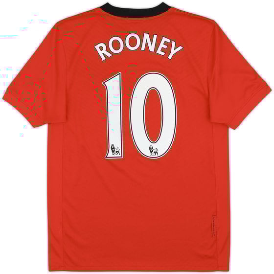 2009-10 Manchester United Home Shirt Rooney #10 - 7/10 - (S)