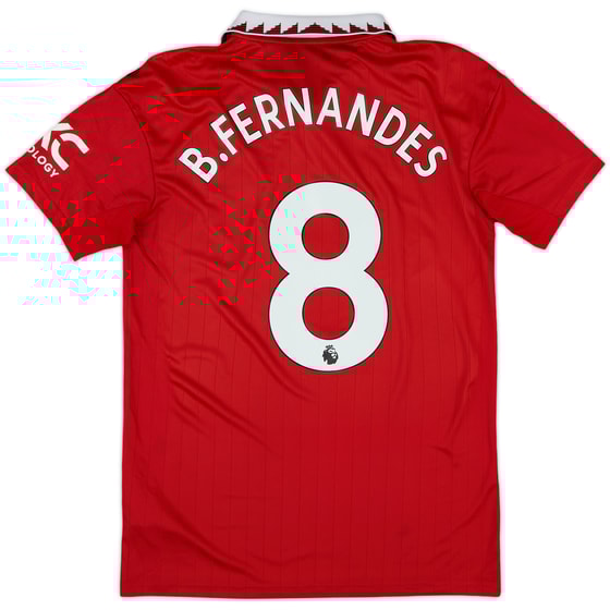 2022-23 Manchester United Home Shirt B.Fernandes #8 - 8/10 - (S)