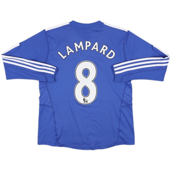 2009-10 Chelsea Home L/S Shirt Lampard #8 - 7/10 - (L.Boys)