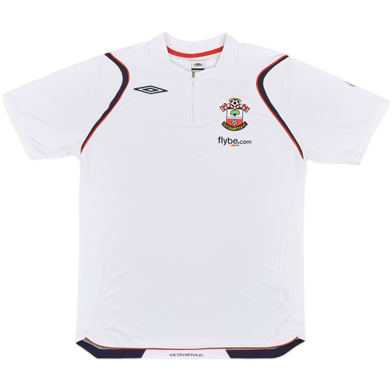 2008-09 Southampton Umbro 1/4 Zip Polo Shirt - 7/10 - (M)