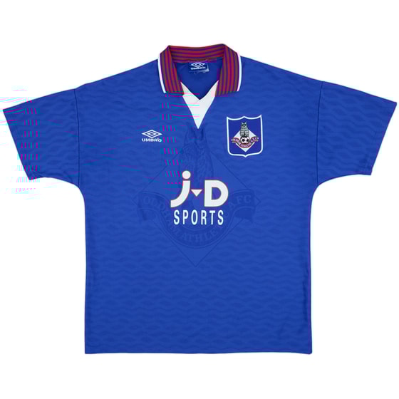 1995-96 Oldham Home Shirt - 7/10 - (XL)