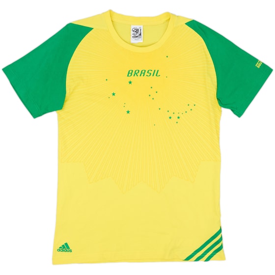 2010 Brazil adidas World Cup Tee - 7/10 - (M)