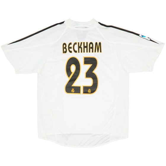 2004-05 Real Madrid Home Shirt Beckham #23 (M)