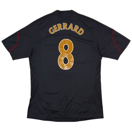 2009-10 Liverpool Away Shirt Gerrard #8 - 5/10 - (L)