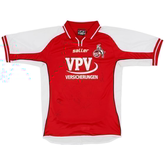 2002-03 FC Koln Signed Home Shirt - 8/10 - (M)