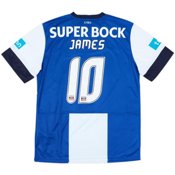 2012-13 Porto Home Shirt James #10 (L)