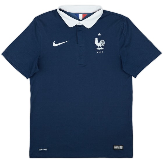 2014-15 France Home Shirt - 8/10 - (S)