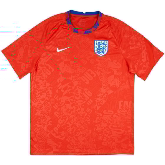 2020-21 England Nike Training Shirt - 8/10 - (XL)