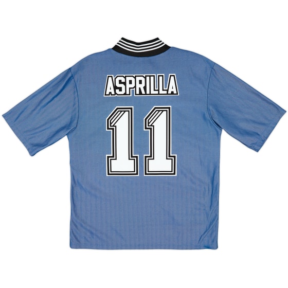 1996-97 Newcastle Away Shirt Asprilla #11 - 9/10 - (M)