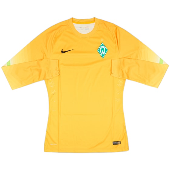 2014-15 Werder Bremen Player Issue GK Shirt - 8/10 - (M)
