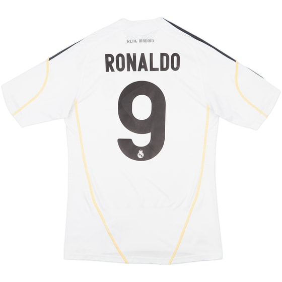 2009-10 Real Madrid Home Shirt Ronaldo #9 - 7/10 - (S)