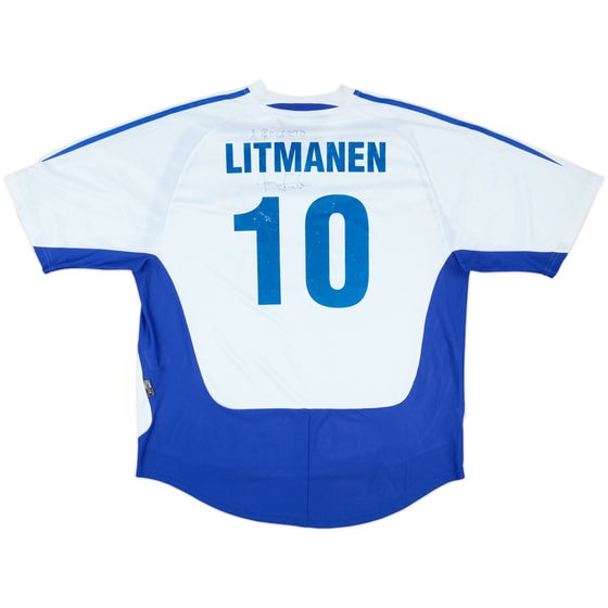 2004-06 Finland Signed Home Shirt Litmanen #10 - 6/10 - (XL)