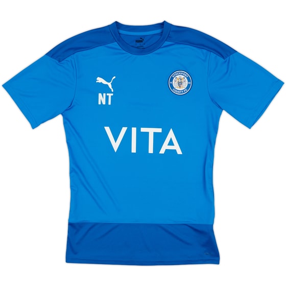 2020-21 Stockport County Staff Issue Puma Training Shirt NT - 7/10 - (M)