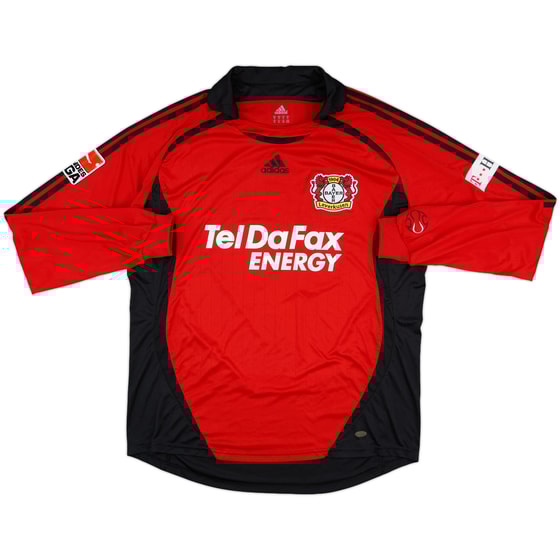 2007-08 Bayer Leverkusen Match Issue Home L/S Shirt #16