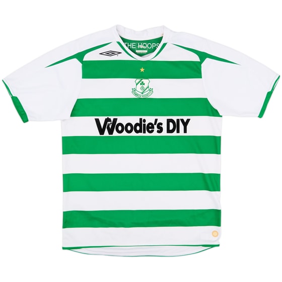 2007-09 Shamrock Rovers Home Shirt - 8/10 - (M)