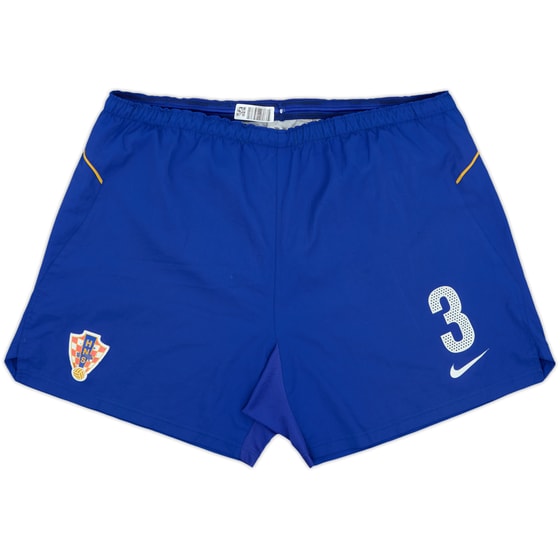 2004-06 Croatia Player Issue Away Shorts #3 - 6/10 - (XL)