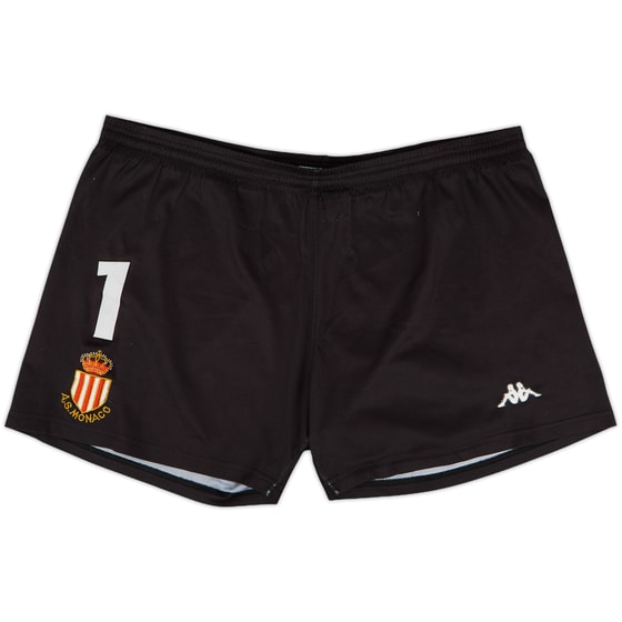 1998-99 Monaco Player Issue GK Shorts #1 (Barthez) - 5/10 - (XL)