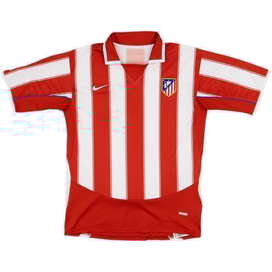 2003-04 Atletico Madrid Home Shirt - 8/10 - (S)