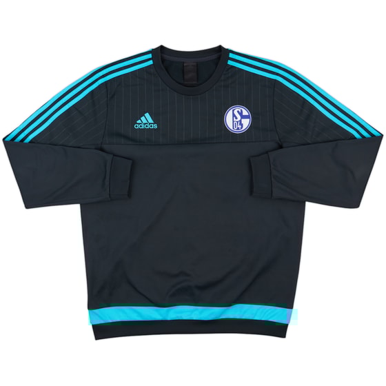 2015-16 Schalke adidas Sweat Top - 9/10 - (L)