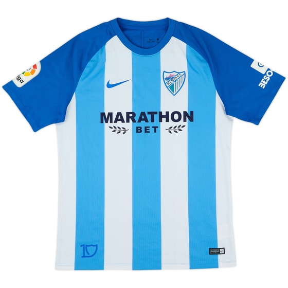 2017-18 Malaga Home Shirt - 8/10 - (L)