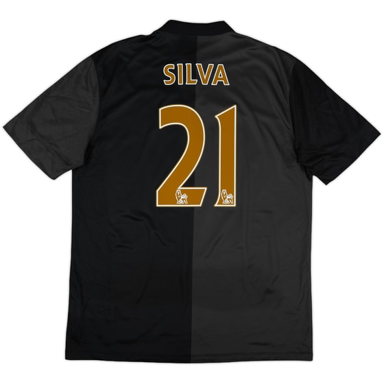 2013-14 Manchester City Away Shirt Silva #21 - 10/10 - (L)